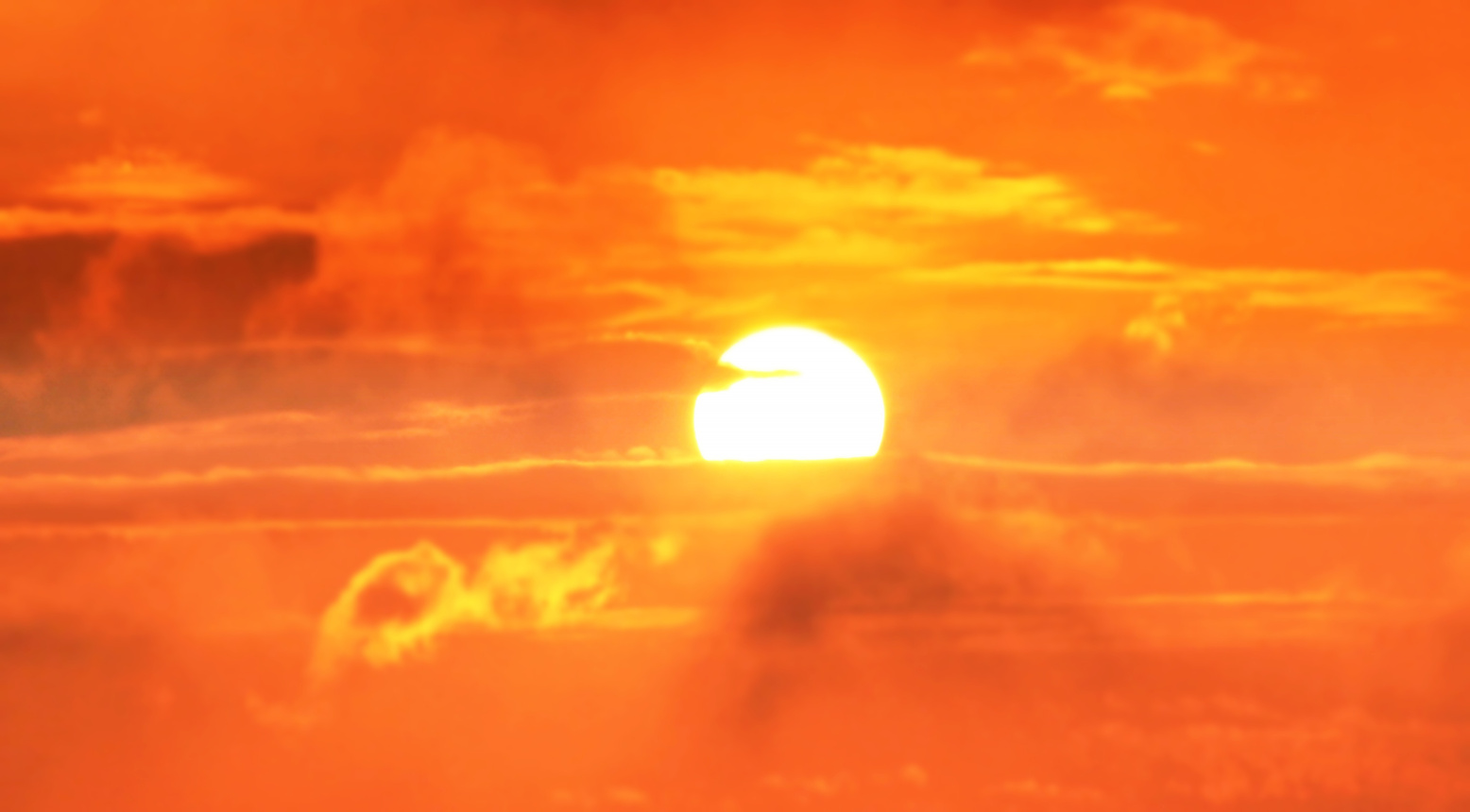 Sun Rising in the Sky